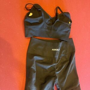 Aurora Black Women's Activewear Set